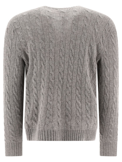 Crew-neck sweater with logo Knitwear