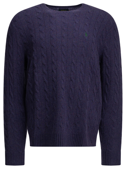 Crew-neck sweater with logo Knitwear