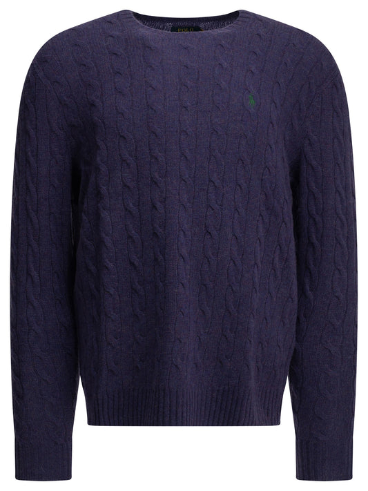 Crew-neck sweater with logo Knitwear