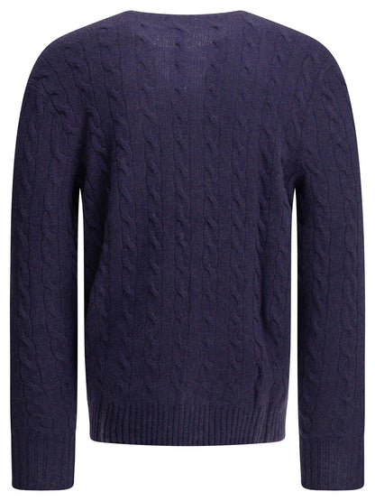 Crew-neck sweater with logo Knitwear