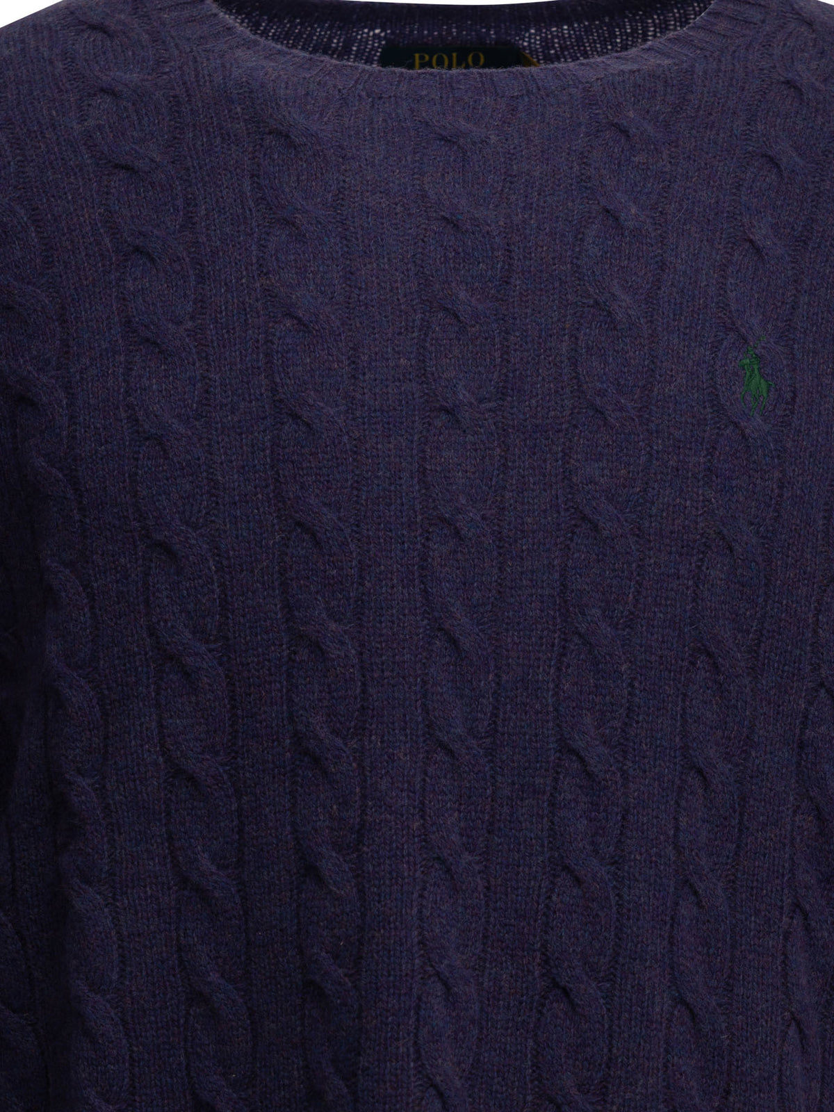 Crew-neck sweater with logo Knitwear