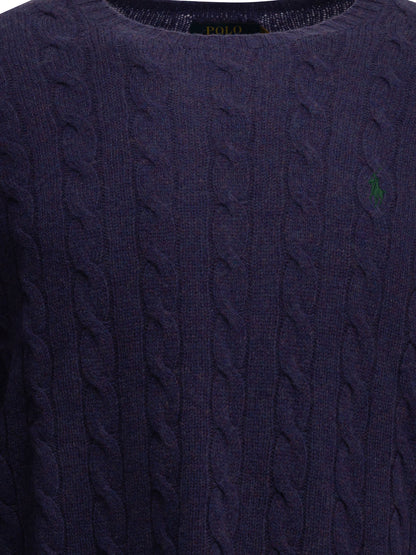 Crew-neck sweater with logo Knitwear