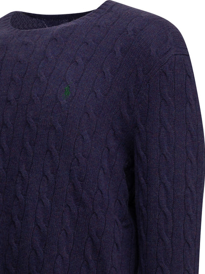 Crew-neck sweater with logo Knitwear