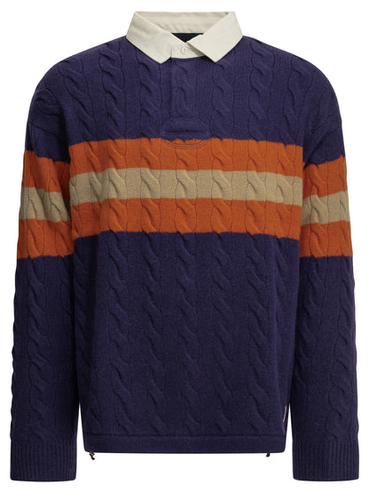 "Rubgy" Polo Sweater Knitwear