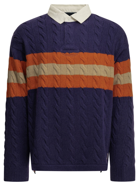 "Rubgy" Polo Sweater Knitwear