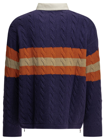 "Rubgy" Polo Sweater Knitwear
