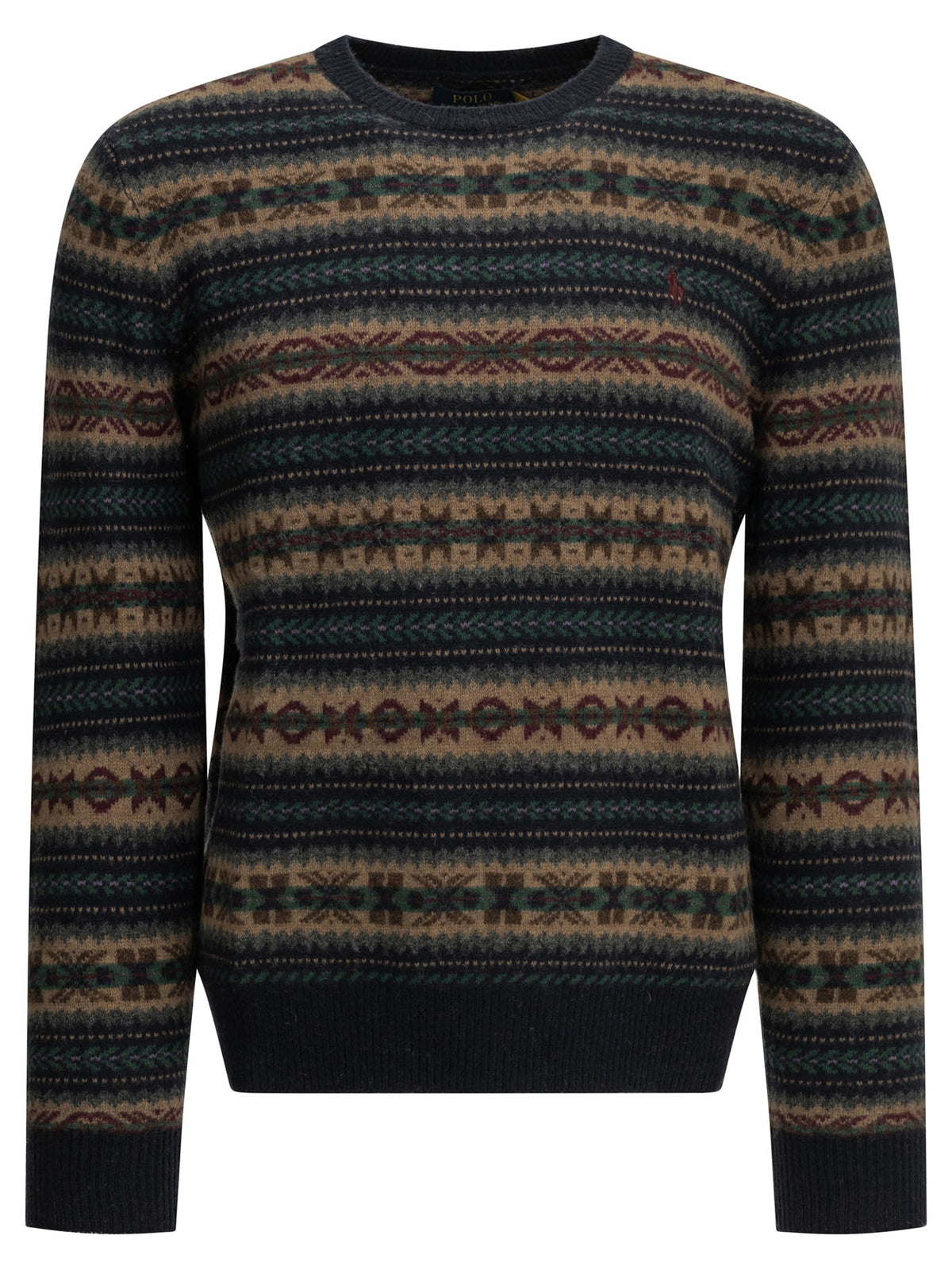 "Fair Isle" Crew-Neck Sweater Knitwear
