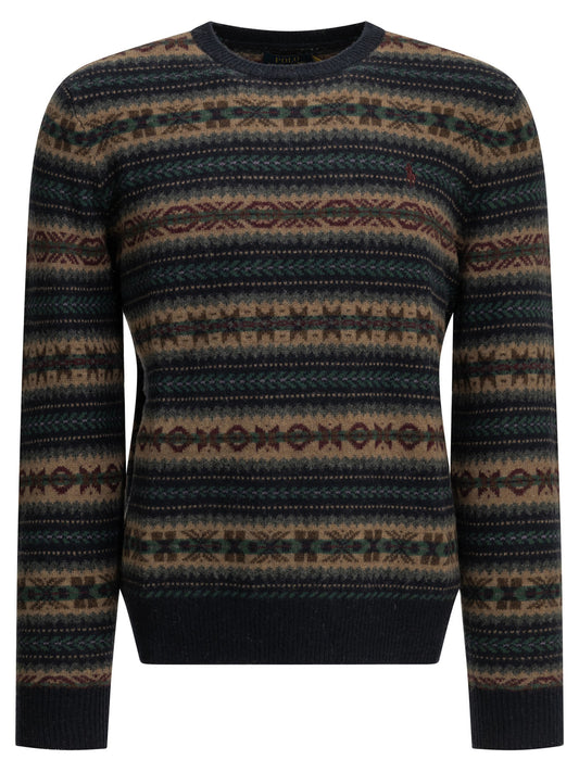 "Fair Isle" Crew-Neck Sweater Knitwear