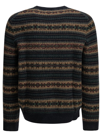 "Fair Isle" Crew-Neck Sweater Knitwear