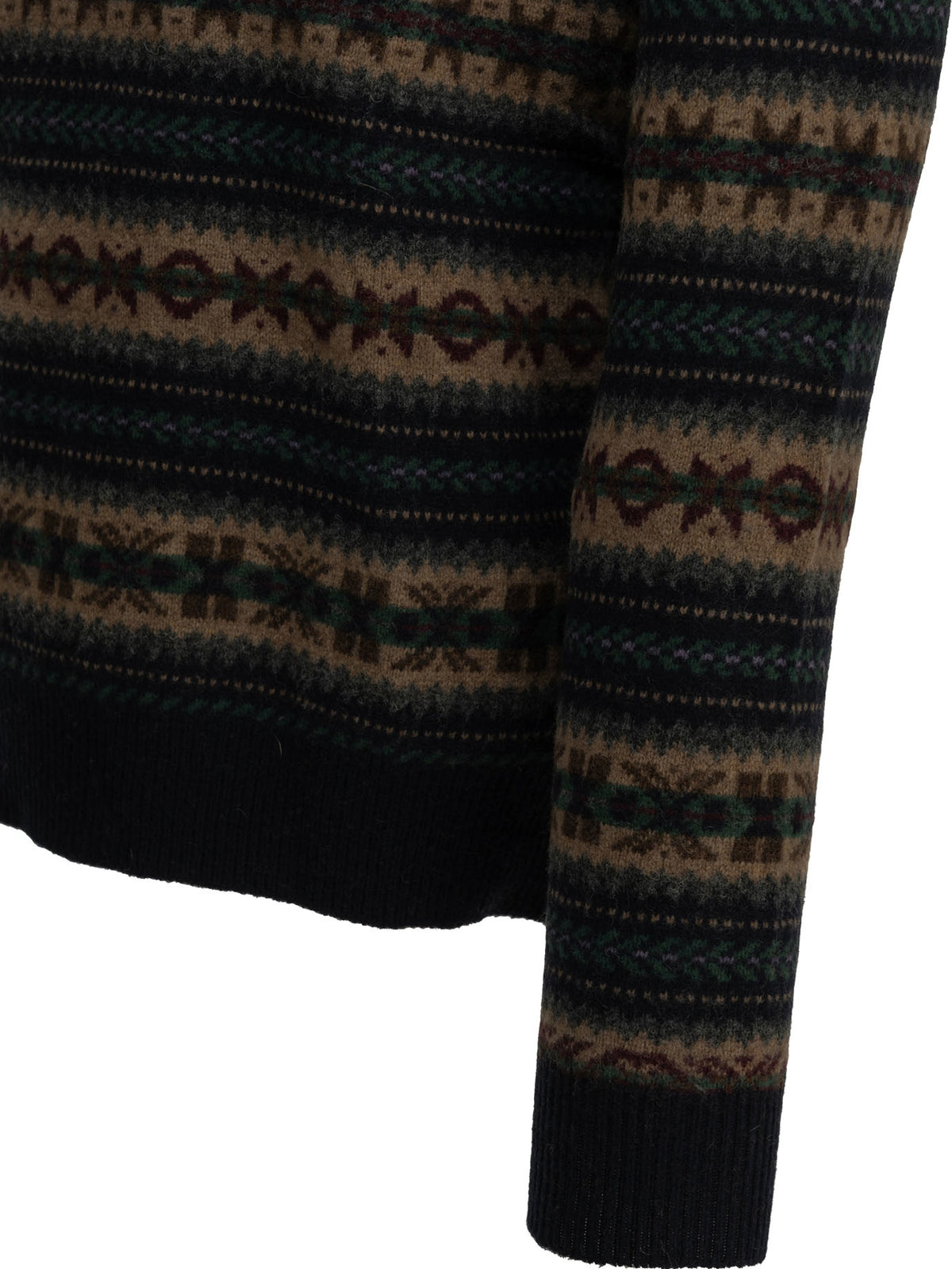 "Fair Isle" Crew-Neck Sweater Knitwear