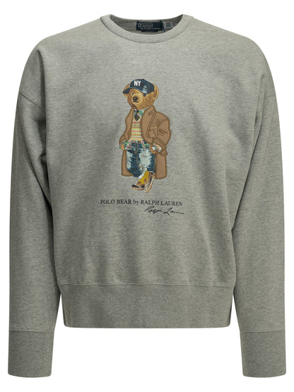 "Polo Bear" Crew-Neck Sweatshirt Sweatshirts