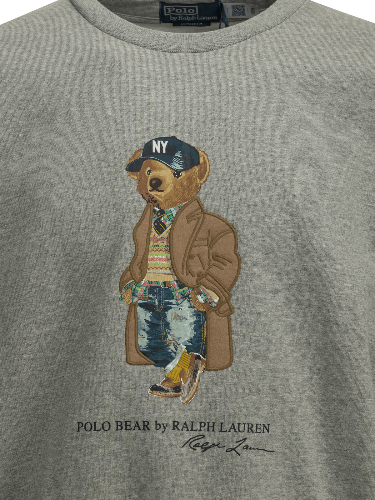 "Polo Bear" Crew-Neck Sweatshirt Sweatshirts