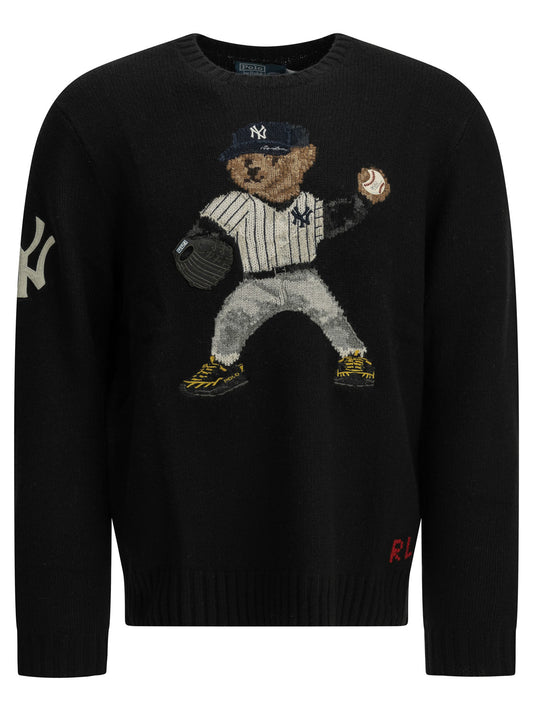 "Polo Bear x Yankees" Crew-Neck Sweater Knitwear