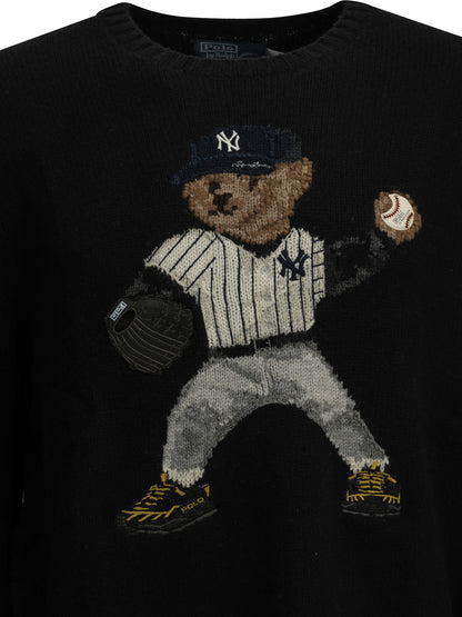 "Polo Bear x Yankees" Crew-Neck Sweater Knitwear