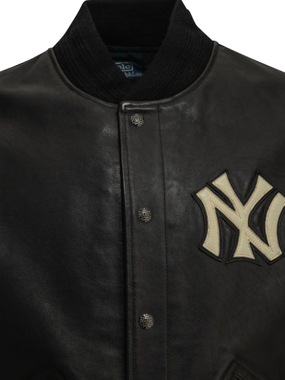 "Yankees" Leather Jacket Jackets and Coats