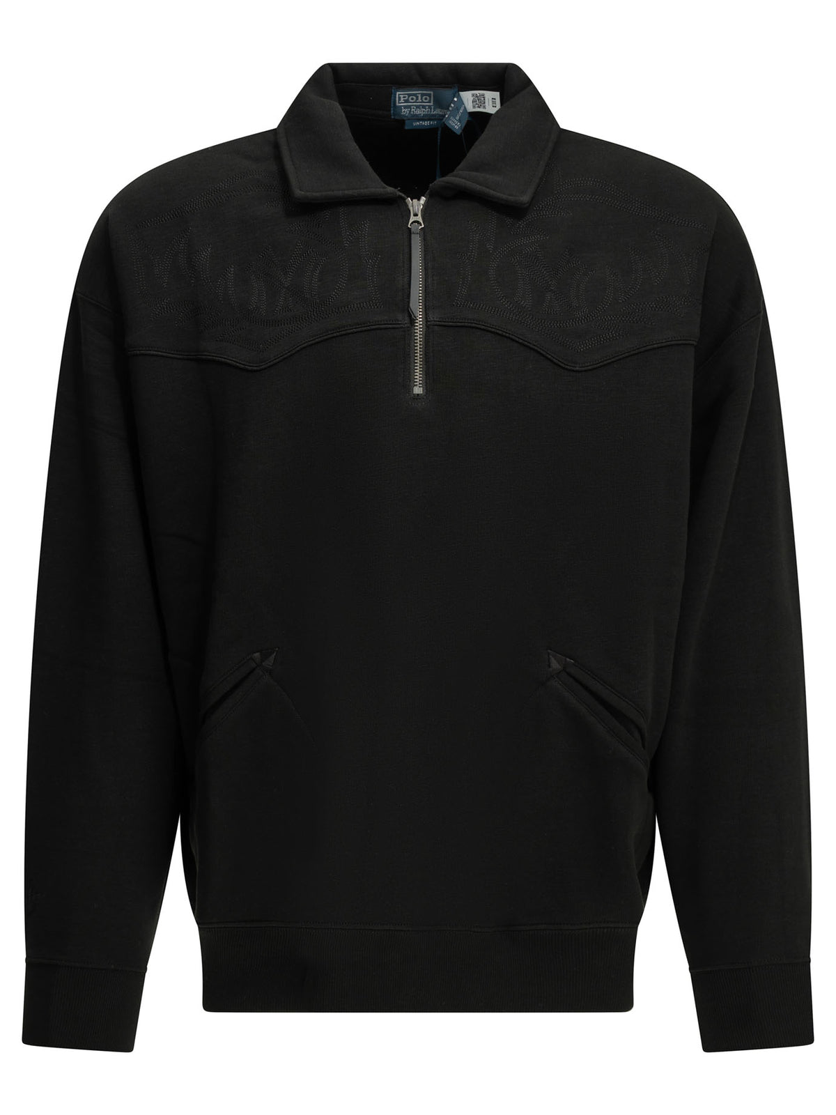 "MLB" Polo-Collar Sweatshirt Sweatshirts