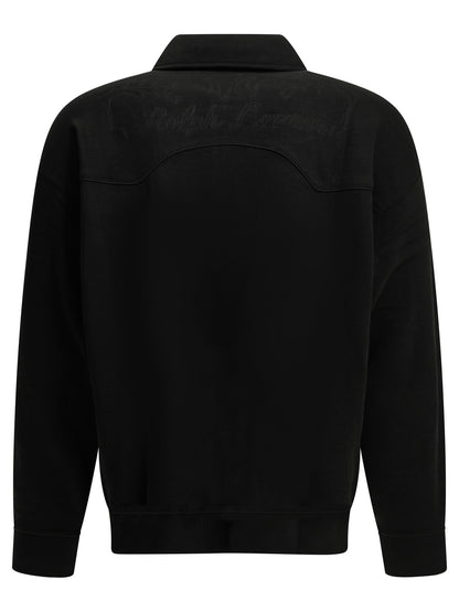 "MLB" Polo-Collar Sweatshirt Sweatshirts