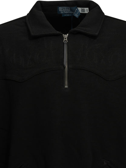 "MLB" Polo-Collar Sweatshirt Sweatshirts