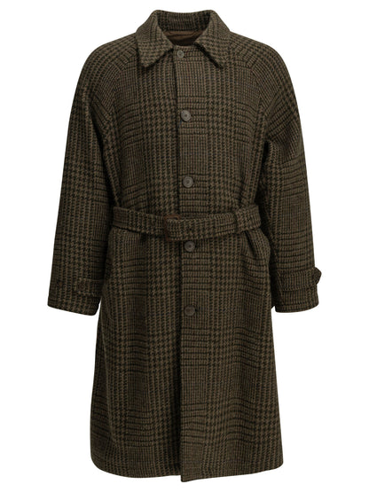 "Balmacaan" Long Coat Jackets and Coats