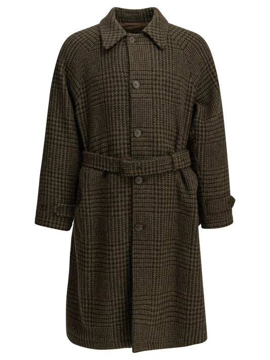 "Balmacaan" Long Coat Jackets and Coats
