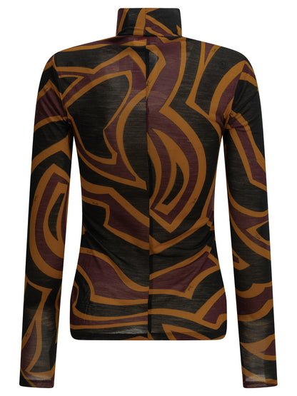 "Labirinto" Casual Top Tops