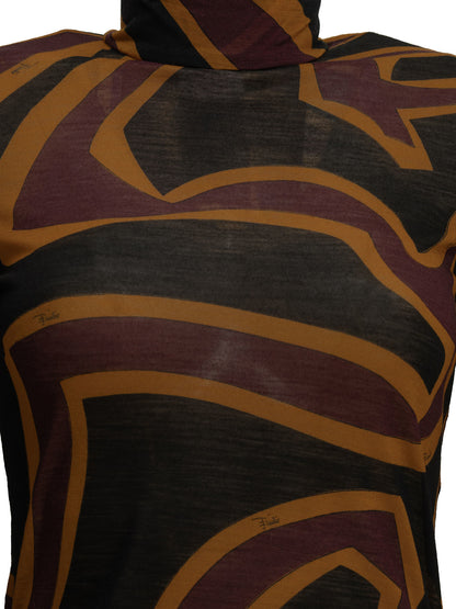 "Labirinto" Casual Top Tops