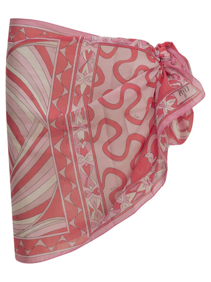 Printed pareo Swimwear