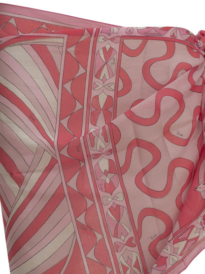 Printed pareo Swimwear