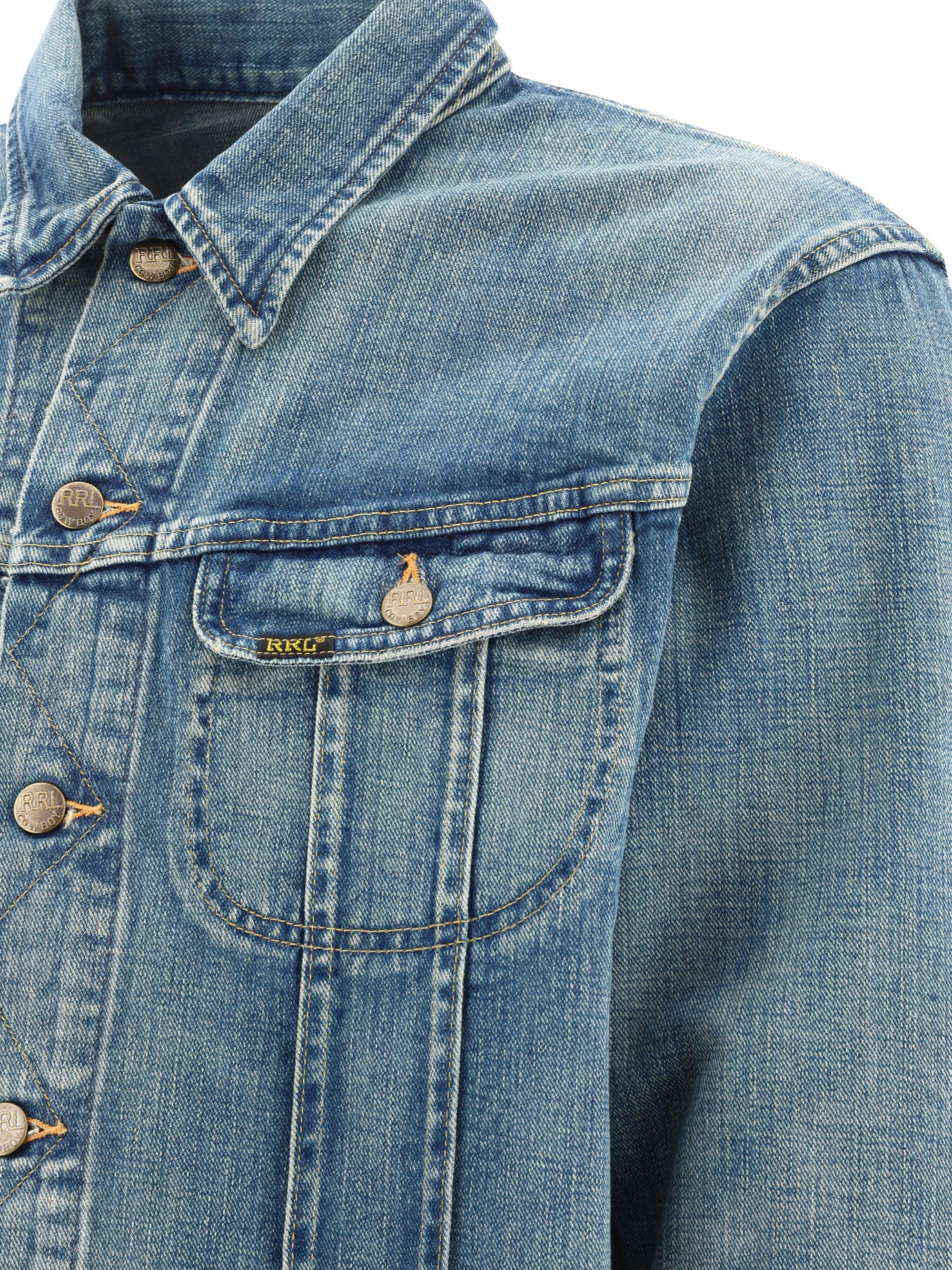"Leeland Indigo" denim jacket Jackets and Coats