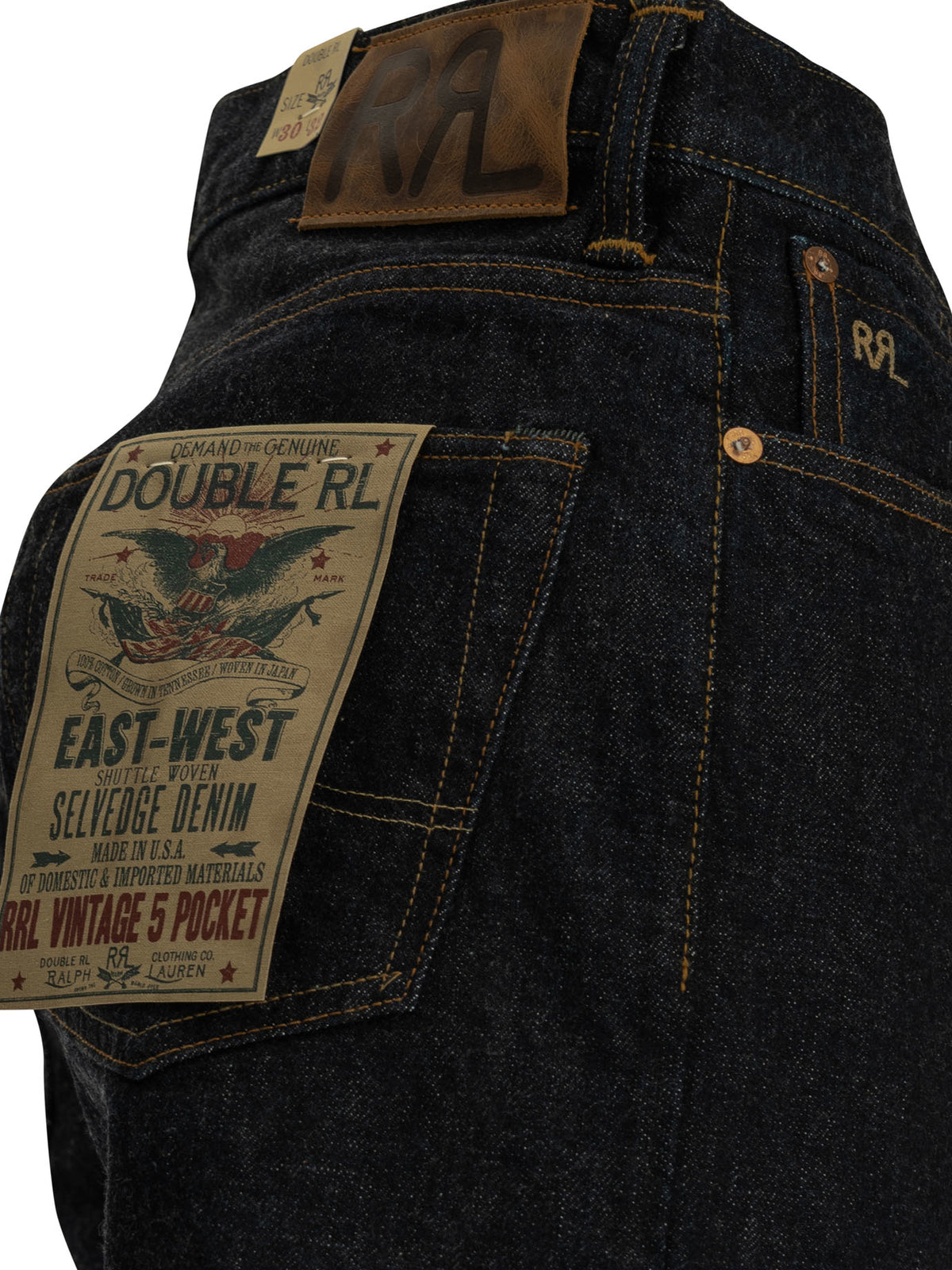 "Vintage 5-Pocket" Straight-Leg Jeans Jeans