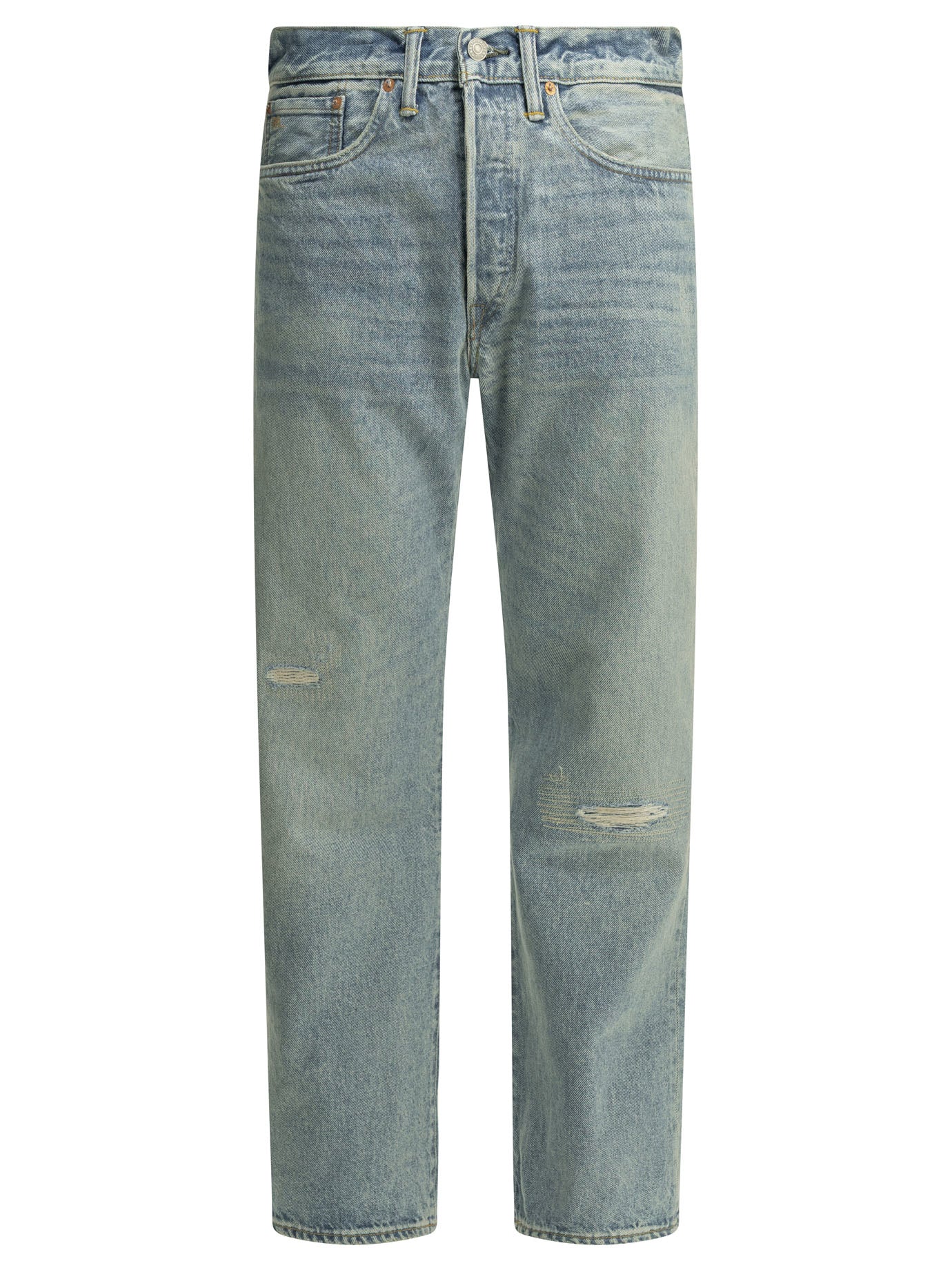 "Bridgeway Wash" Straight-Leg Jeans Jeans
