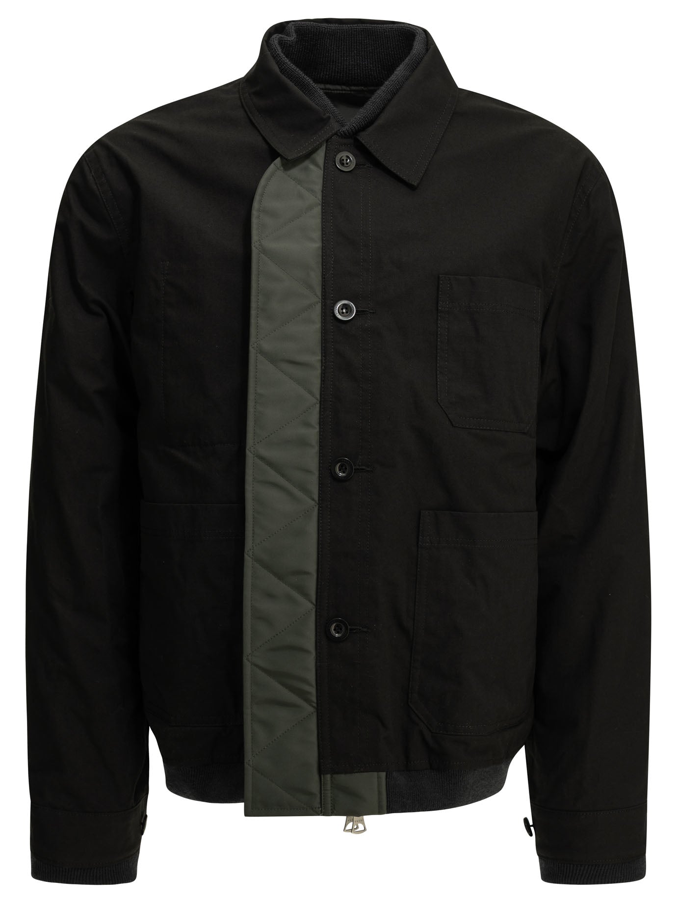 "Nylon Twill x Ripstop Reversible" Quilted Jacket Jackets and Coats