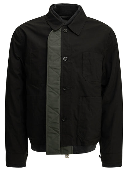 "Nylon Twill x Ripstop Reversible" Quilted Jacket Jackets and Coats