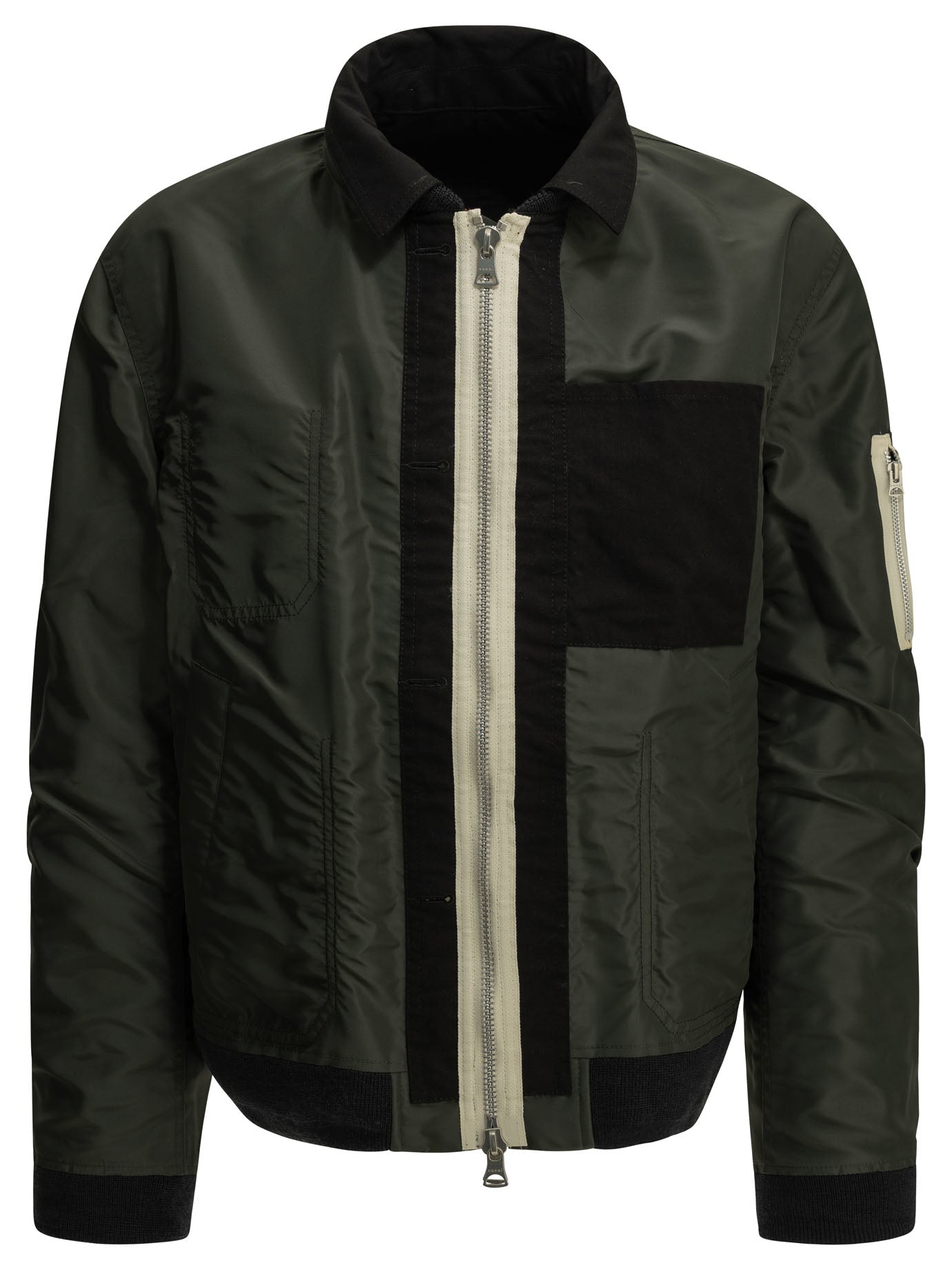"Nylon Twill x Ripstop Reversible" Quilted Jacket Jackets and Coats