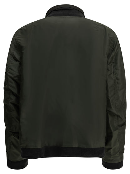 "Nylon Twill x Ripstop Reversible" Quilted Jacket Jackets and Coats