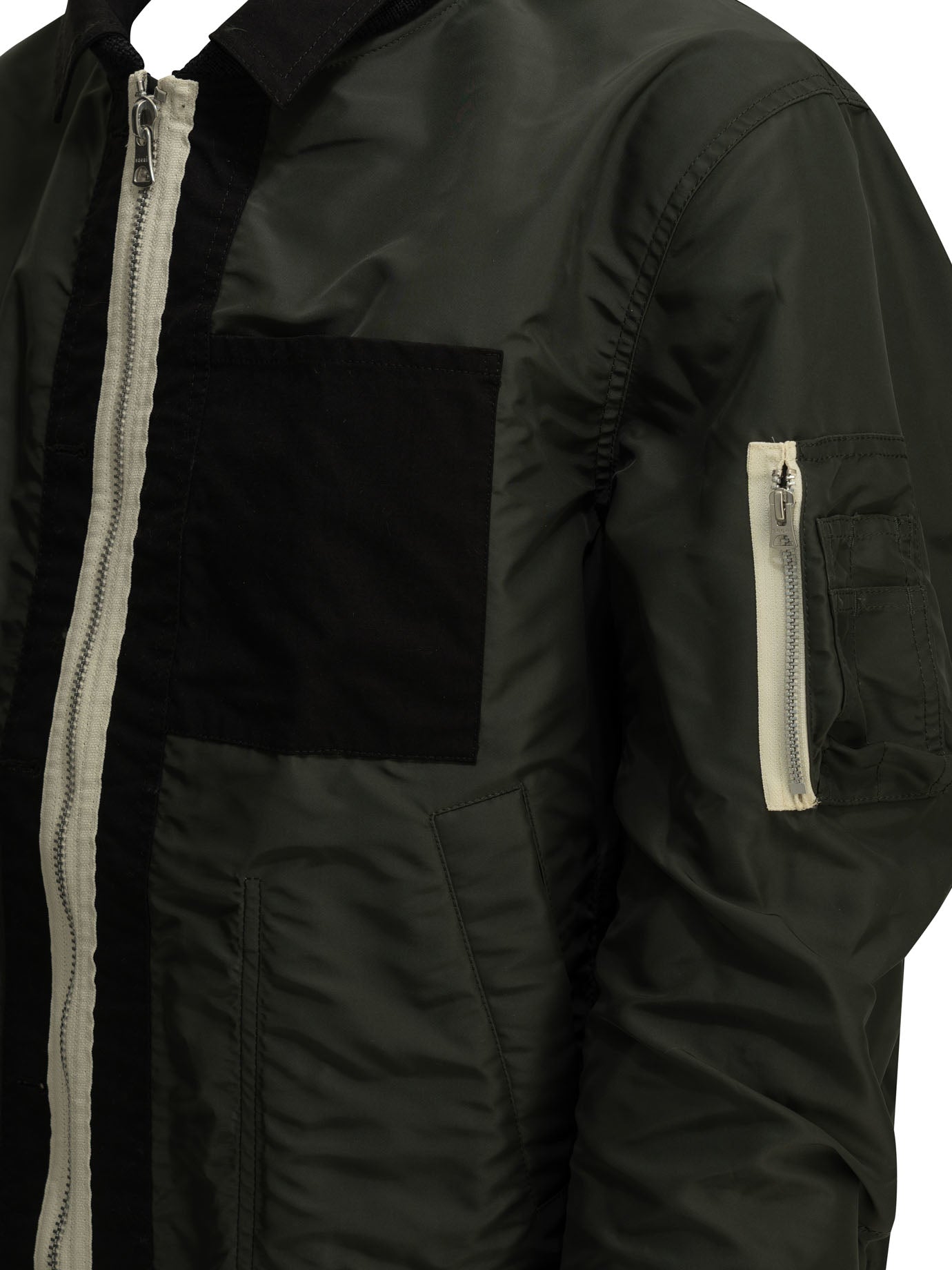 "Nylon Twill x Ripstop Reversible" Quilted Jacket Jackets and Coats