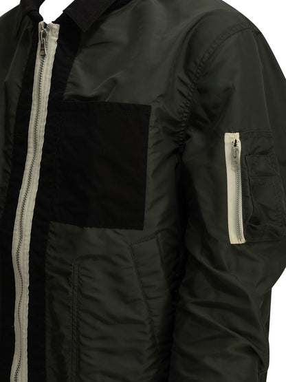 "Nylon Twill x Ripstop Reversible" Quilted Jacket Jackets and Coats