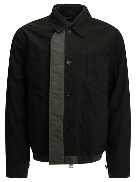 "Nylon Twill x Ripstop Reversible" Quilted Jacket Jackets and Coats