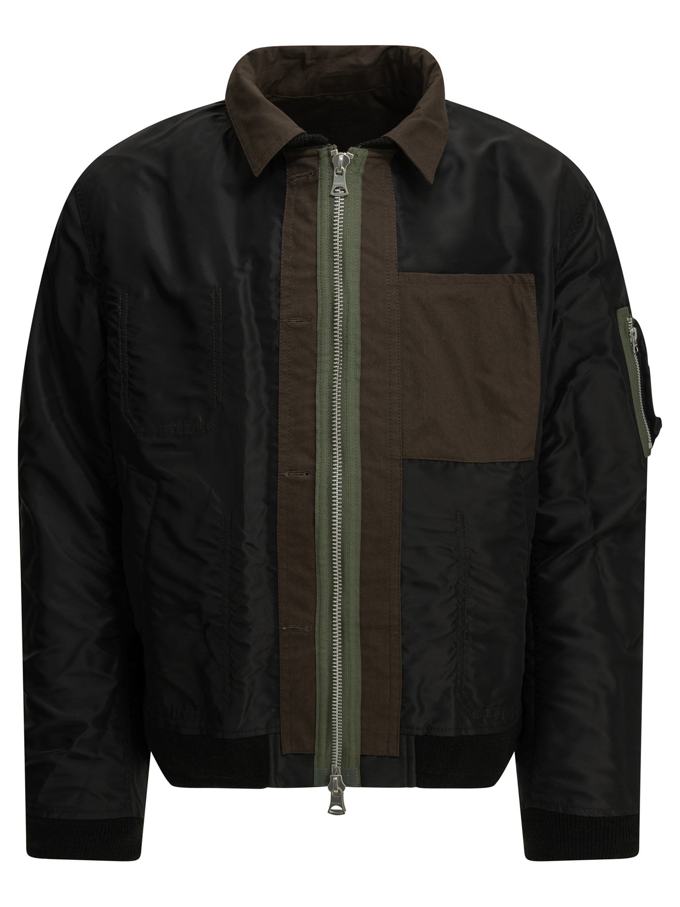 "Nylon Twill x Ripstop Reversible" Quilted Jacket Jackets and Coats
