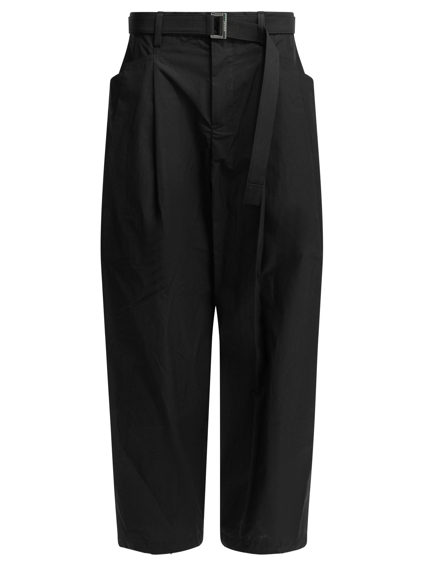 "Typewriter" Parachute Pants Trousers