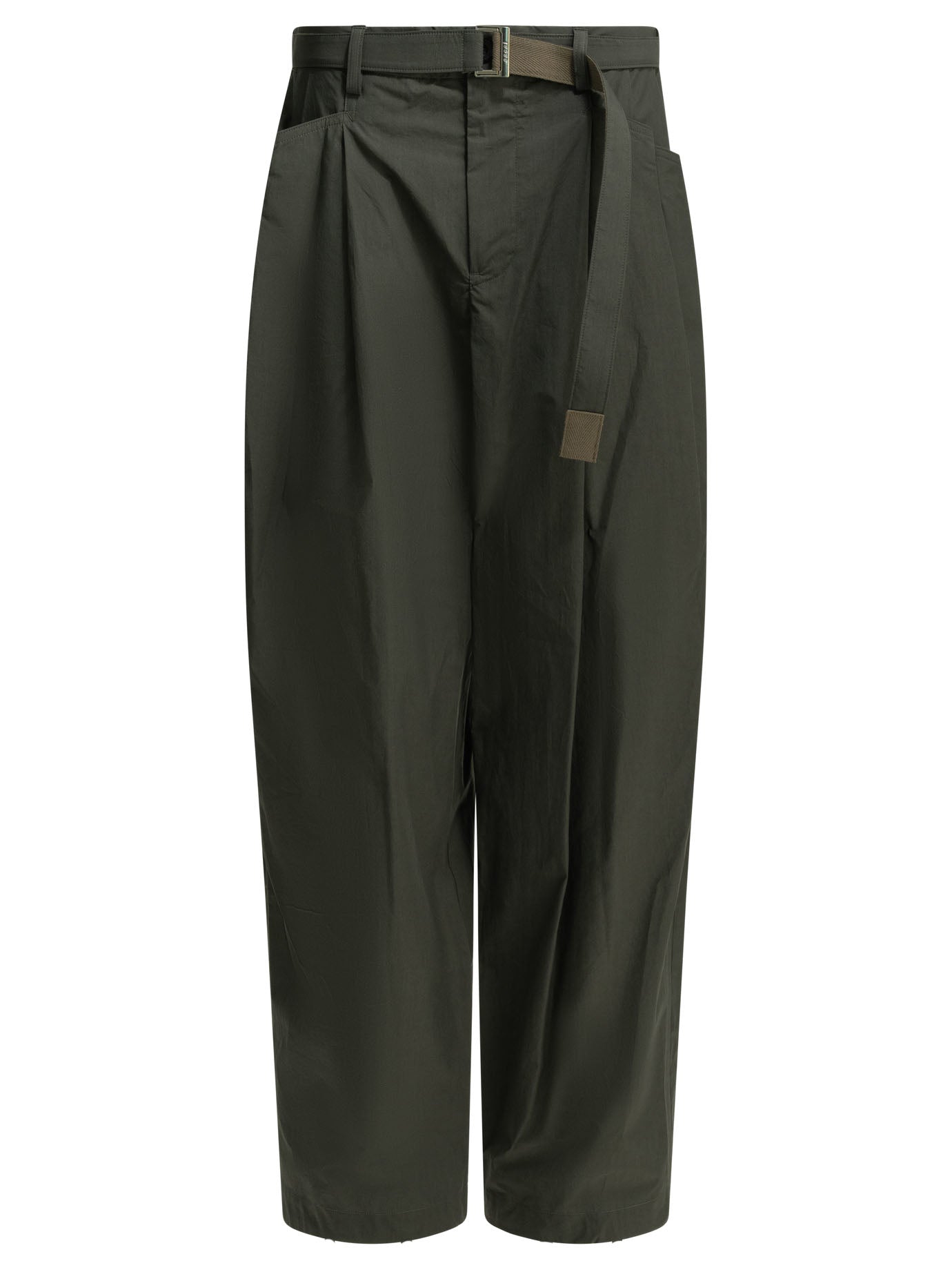 "Typewriter" Parachute Pants Trousers