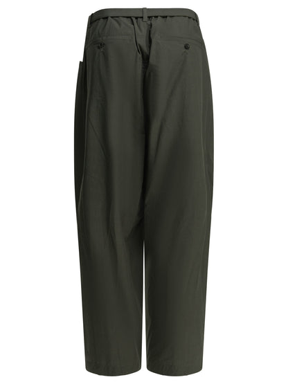 "Typewriter" Parachute Pants Trousers