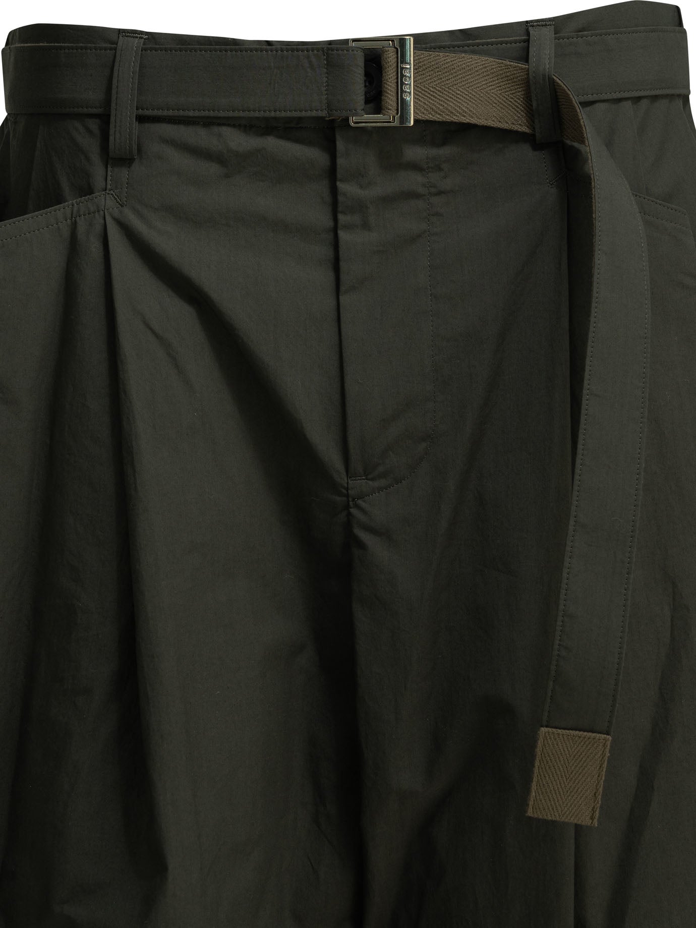 "Typewriter" Parachute Pants Trousers