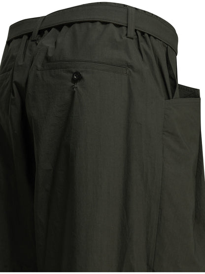 "Typewriter" Parachute Pants Trousers