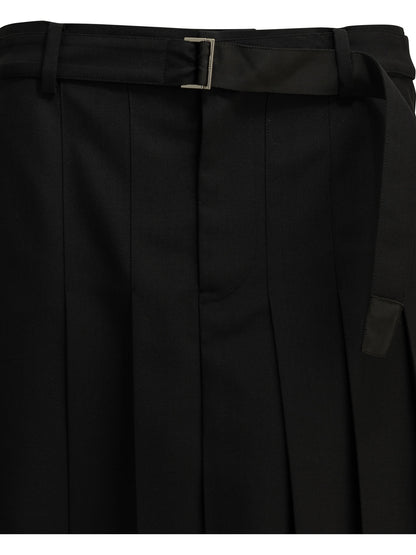 Formal shorts made of wool blend Shorts