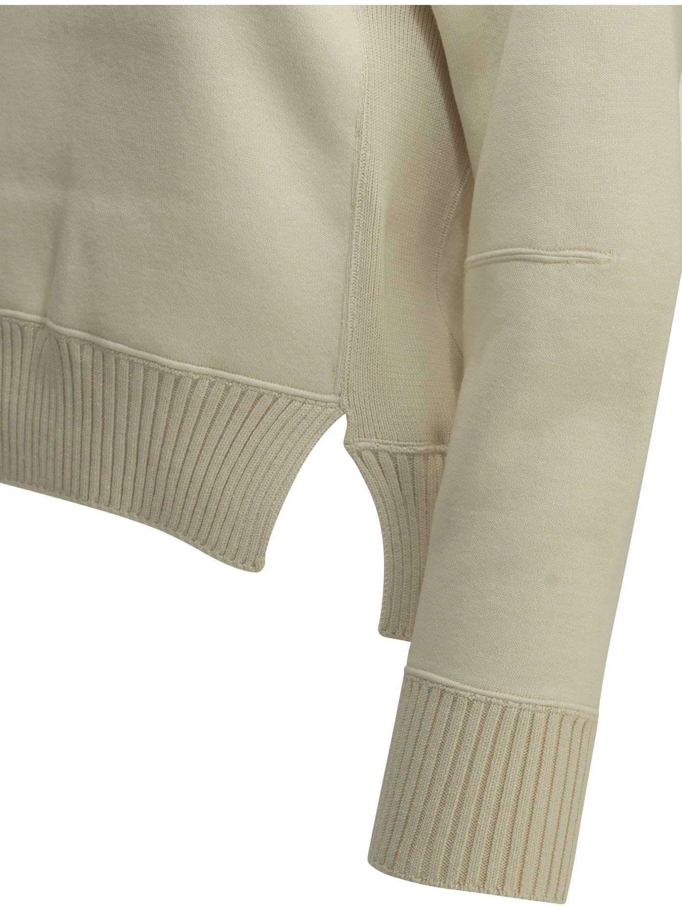 Crew-neck sweater made of a cotton-cashmere blend Knitwear