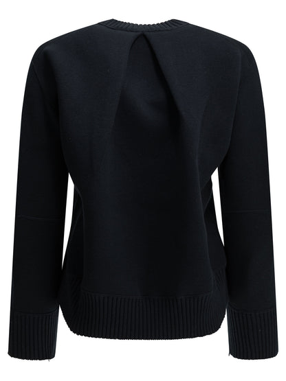 Crew-neck sweater made of a cotton-cashmere blend Knitwear