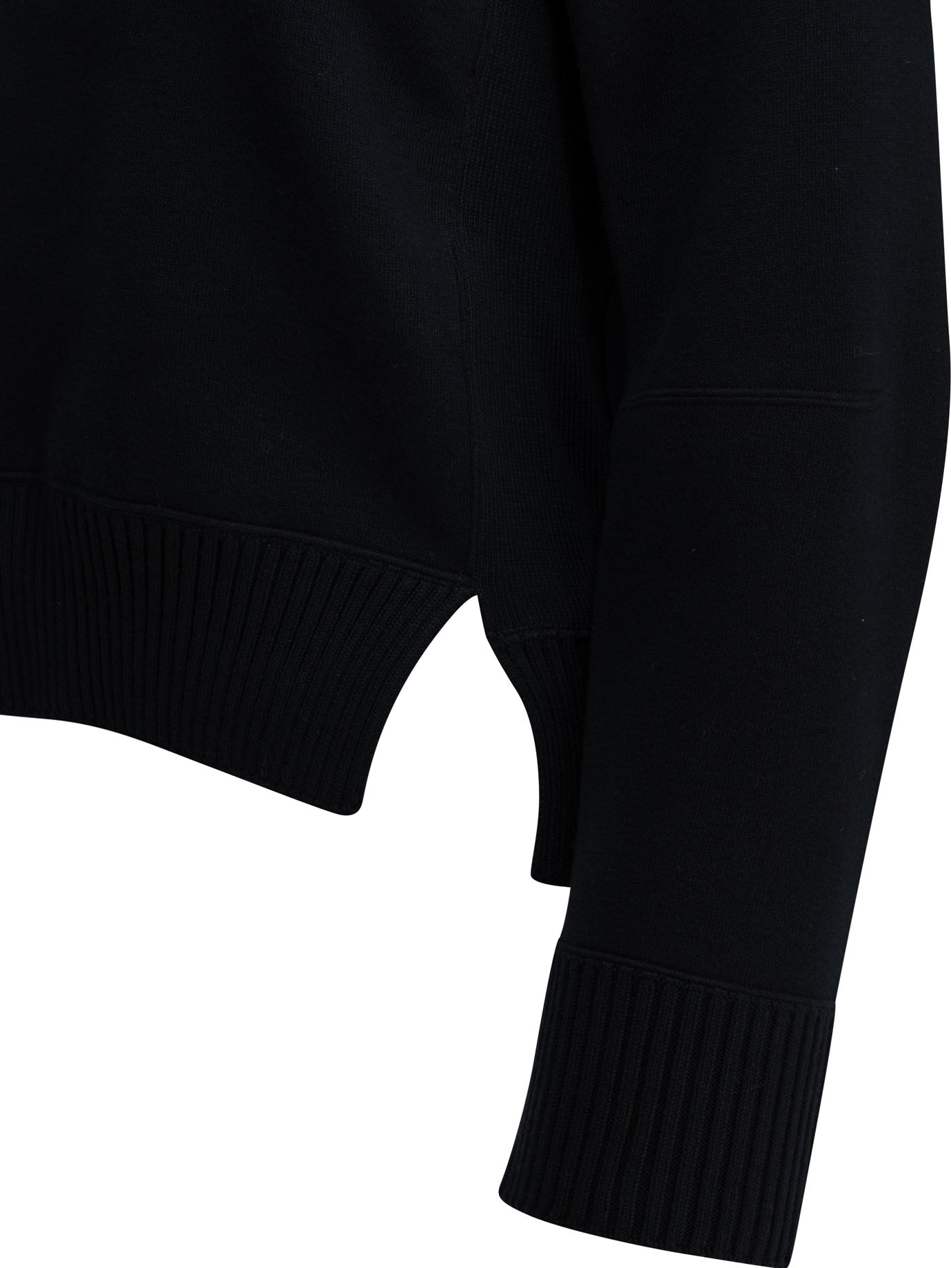 Crew-neck sweater made of a cotton-cashmere blend Knitwear