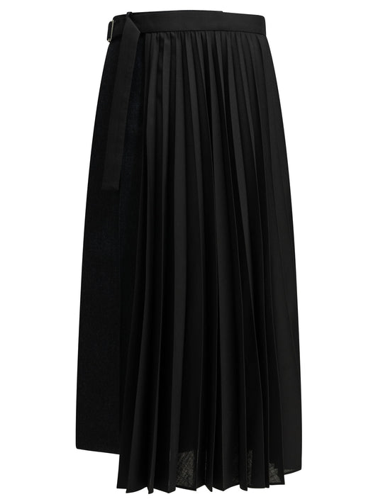 "Pleated" Midi Skirt Skirts