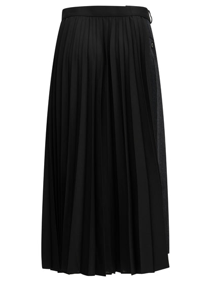"Pleated" Midi Skirt Skirts